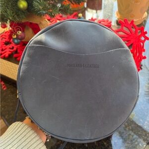 Portland Leather Deep Water Large Circle Bag 🌊
